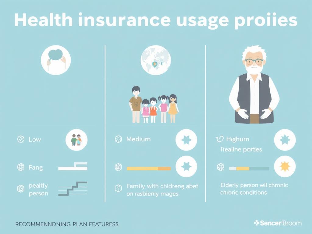 Diferentes perfis de utilização de planos de saúde