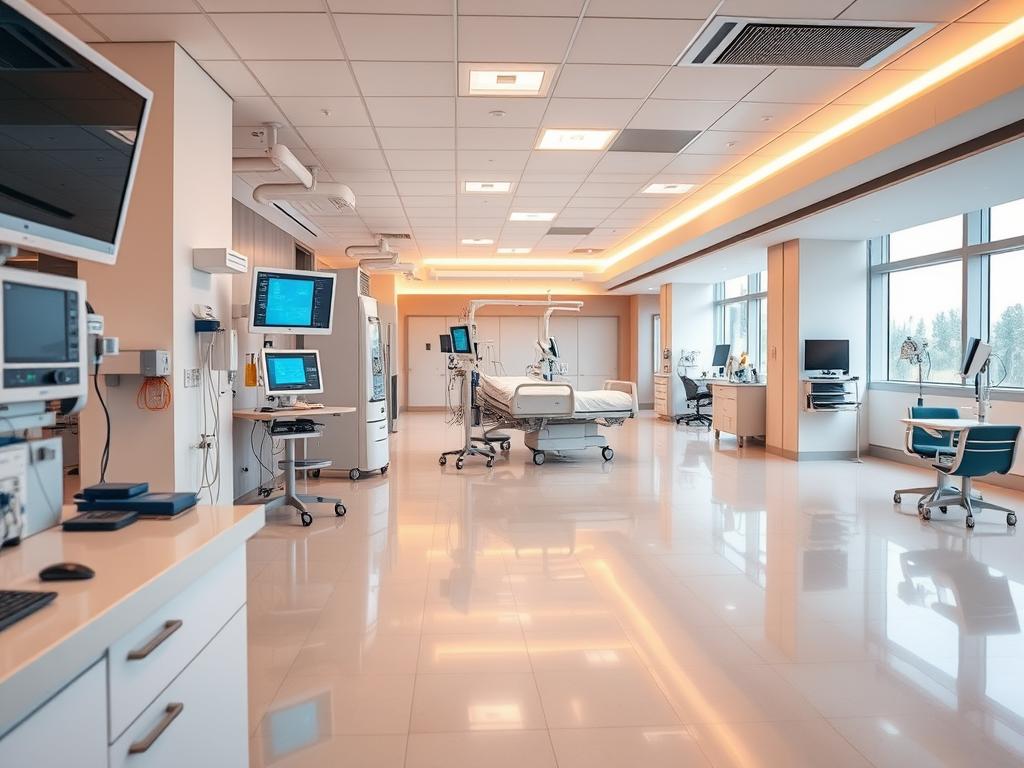 Infraestrutura hospitalar moderna Infraestrutura hospitalar moderna