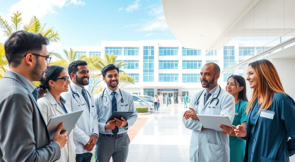 Rede credenciada de hospitais e laboratórios