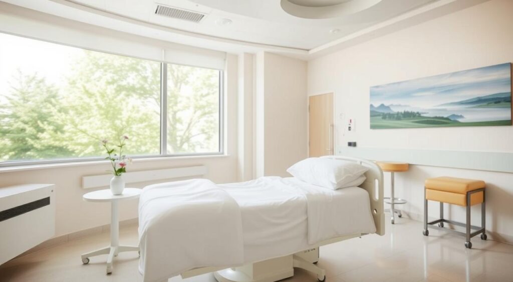 acomodação hospitalar