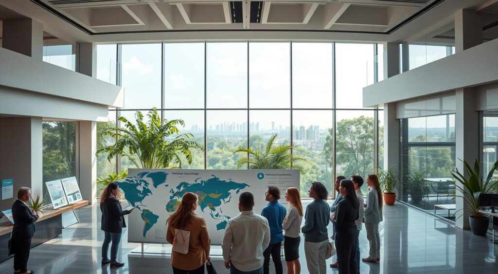 cobertura nacional e presença regional